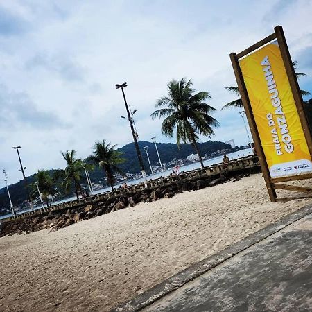 Flat Completo Novo a 400m da praia com piscina São Vicente Esterno foto