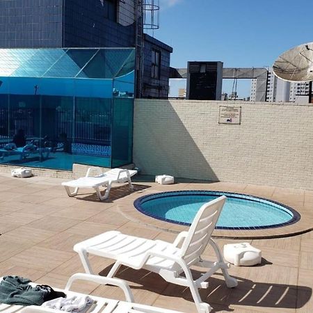 Flat Completo Novo a 400m da praia com piscina São Vicente Esterno foto