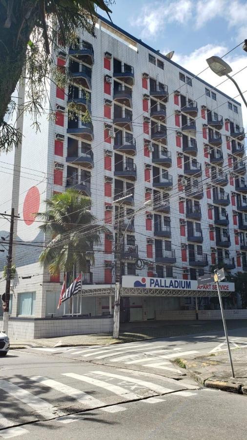 Flat Completo Novo a 400m da praia com piscina São Vicente Esterno foto